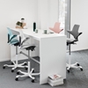 Flokk, HÅG, Hag, Capisco Puls, Bürodrehstuhl, Drehstuhl, Stuhl, Office-Stuhl, Homeoffice, Sitzen, Ergonomie, Ergonomisch, Arbeitsstuhl