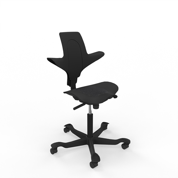 Flokk, HÅG, Hag, Capisco Puls, Bürodrehstuhl, Drehstuhl, Stuhl, Office-Stuhl, Homeoffice, Sitzen, Ergonomie, Ergonomisch, Arbeitsstuhl